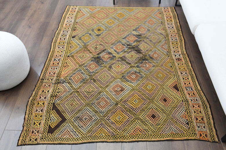 Handmade Vintage Area Rug