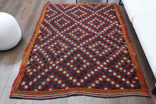 Handmade Vintage Area Rug - Thumbnail