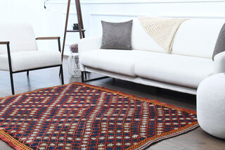 Handmade Vintage Area Rug - Thumbnail