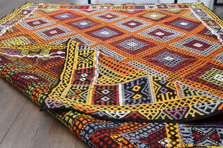 Handmade Vintage Area Rug - Thumbnail