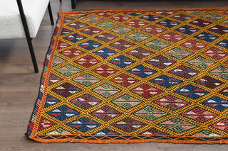 Handmade Vintage Area Rug - Thumbnail