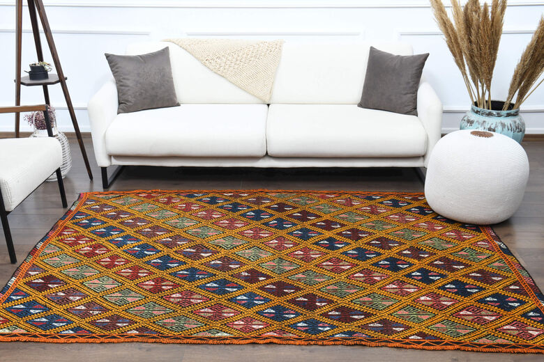 Handmade Vintage Area Rug