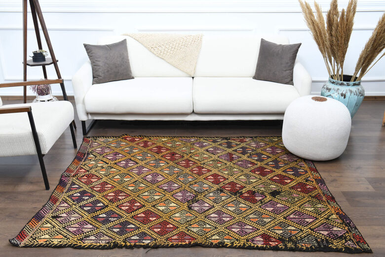 Handmade Vintage Area Rug