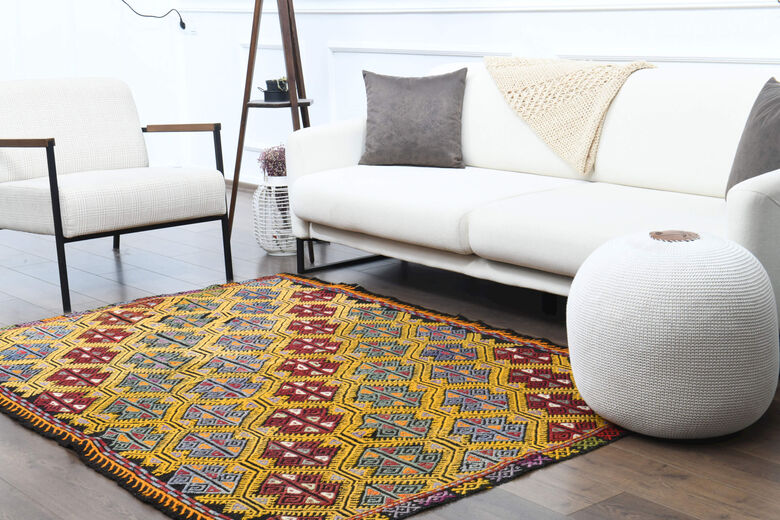 Handmade Vintage Area Rug