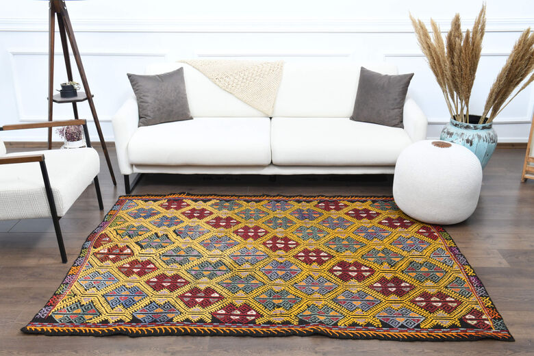 Handmade Vintage Area Rug