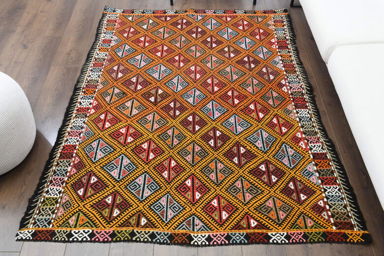 Handmade Vintage Area Rug