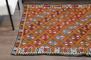 Handmade Vintage Area Rug - Thumbnail