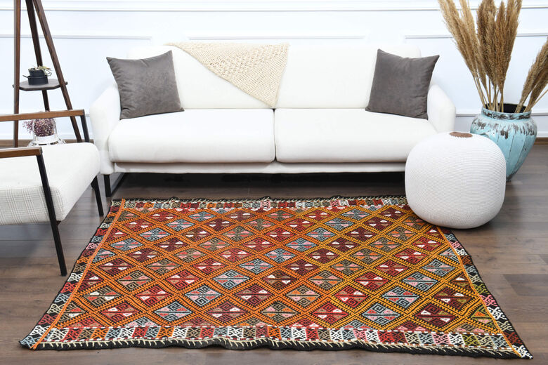 Handmade Vintage Area Rug