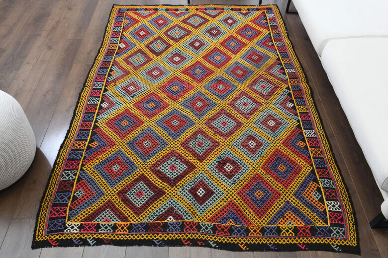 Handmade Vintage Area Rug