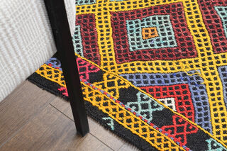 Handmade Vintage Area Rug - Thumbnail