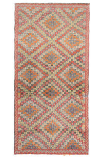 Handmade Vintage Area Rug - Thumbnail