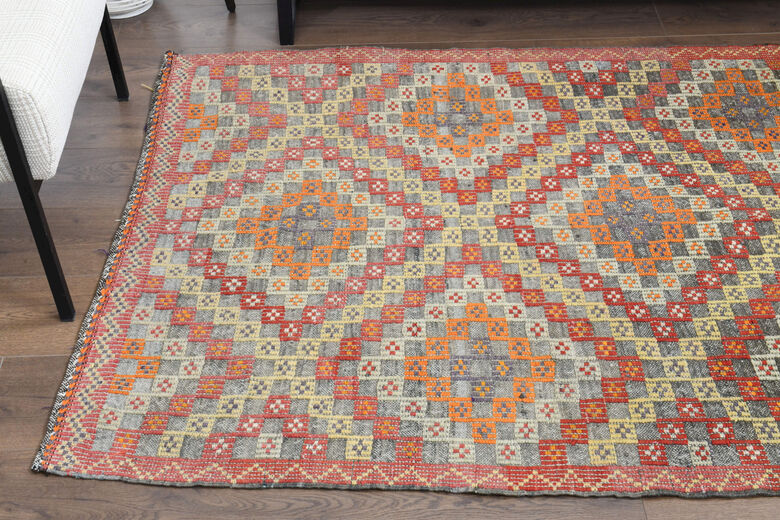 Handmade Vintage Area Rug