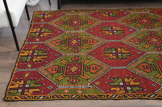 Handmade Vintage Area Rug - Thumbnail