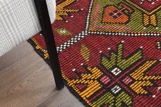 Handmade Vintage Area Rug - Thumbnail