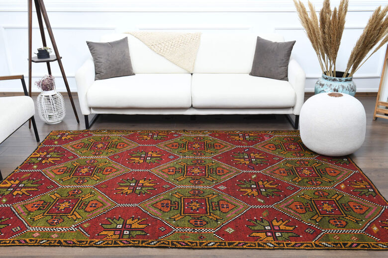 Handmade Vintage Area Rug