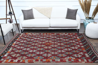 Handmade Vintage Area Rug - Thumbnail