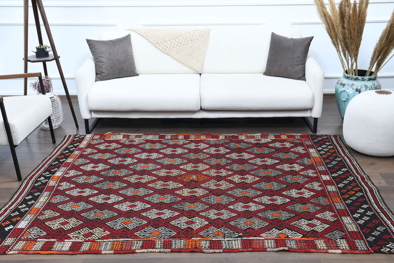 Handmade Vintage Area Rug