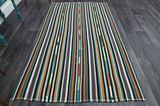 Vintage Striped Area Rug - Thumbnail