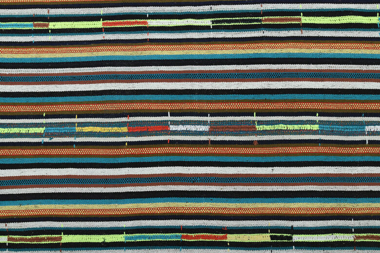 Vintage Striped Area Rug