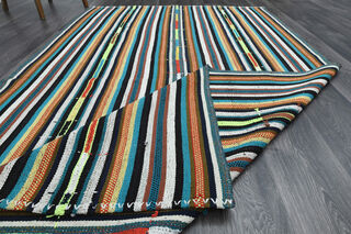 Vintage Striped Area Rug - Thumbnail