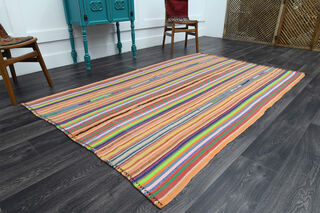 Rainbow Turkish Kilim - Thumbnail