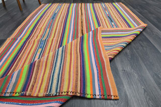 Rainbow Turkish Kilim - Thumbnail