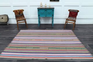 Handmade Vintage Area Rug - Thumbnail