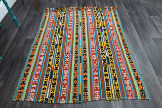 Vintage Ikat Design Rug - Thumbnail