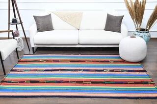 Handmade Vintage Area Rug - Thumbnail