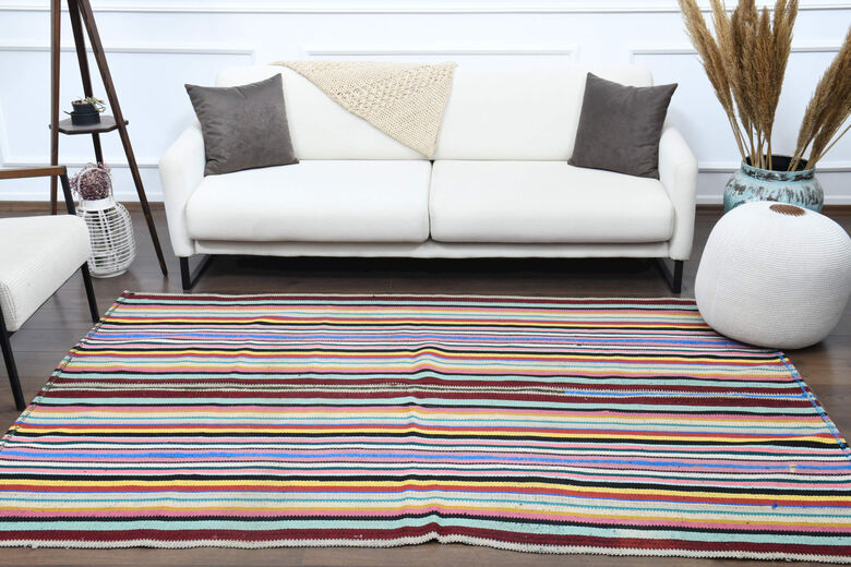 Flatweave Vintage Area Rug