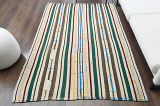 Handmade Vintage Area Rug - Thumbnail