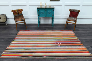 Handmade Vintage Area Rug - Thumbnail