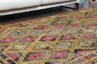 Handmade Vintage Area Rug - Thumbnail