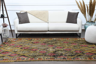 Handmade Vintage Area Rug - Thumbnail