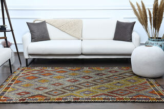 Handmade Vintage Area Rug - Thumbnail