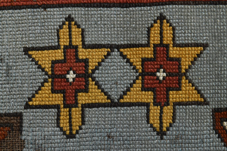 Handmade Vintage Patched Area Rug