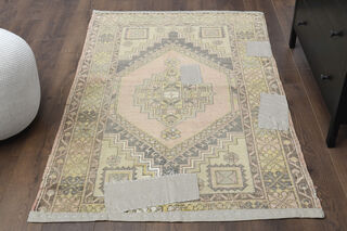 Handmade Patched Vintage Area Rug - Thumbnail