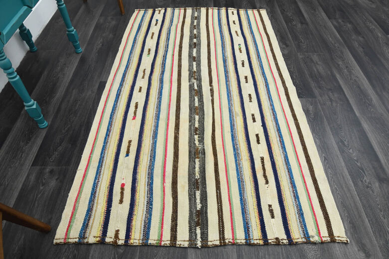 Handmade Patchwork Area Kilim