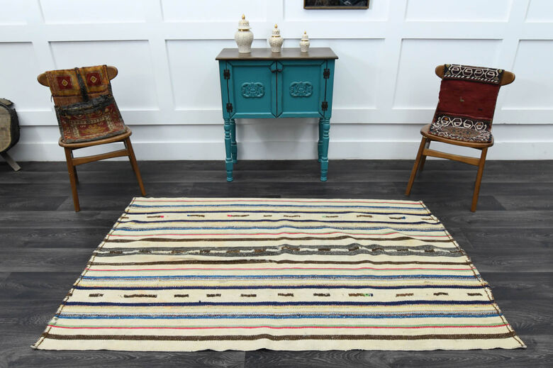 Handmade Patchwork Area Kilim