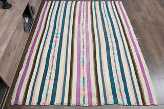 Handmade Vintage Area Rug - Thumbnail