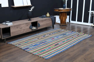 Handmade Vintage Area Rug - Thumbnail