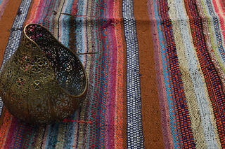 Handmade Vintage Area Rug - Thumbnail