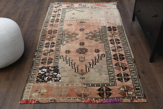 Handmade Vintage Area Rug - Thumbnail