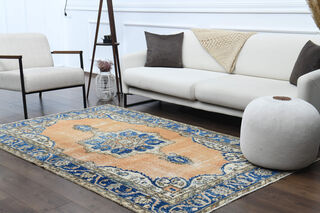 %100 Wool Oriental Anatolian Rug - Thumbnail