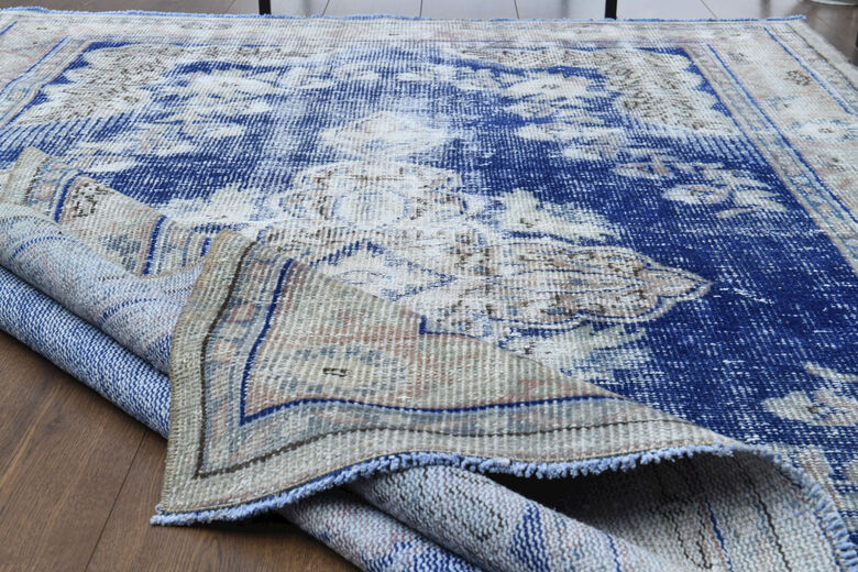 Handmade Distressed Area Rug