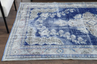 Handmade Distressed Area Rug - Thumbnail