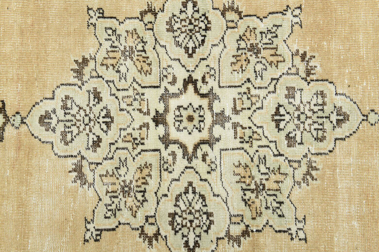Handmade Vintage Area Anatolian Rug