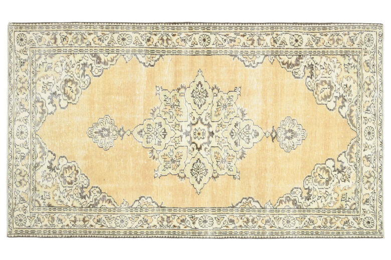 Handmade Vintage Area Anatolian Rug