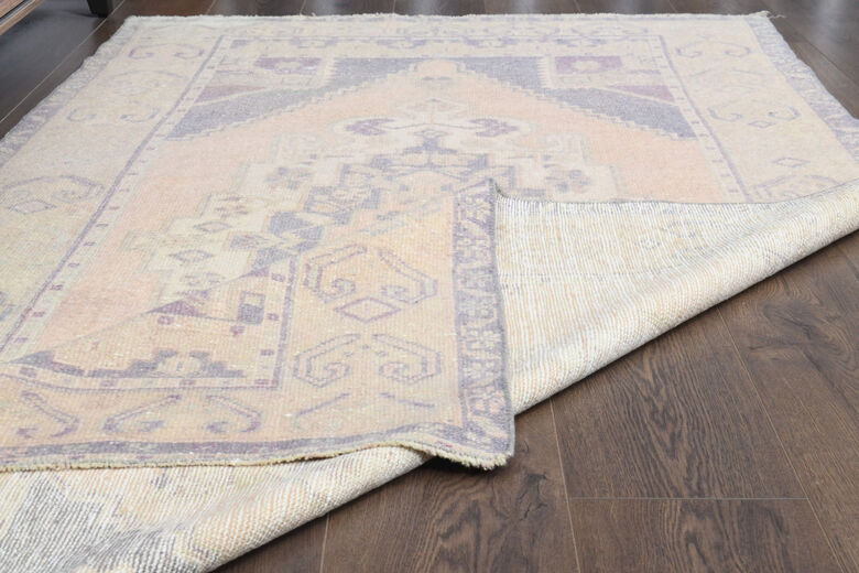 Handmade Faded Vintage Area Rug