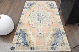 Handmade Vintage Area Rug - Thumbnail